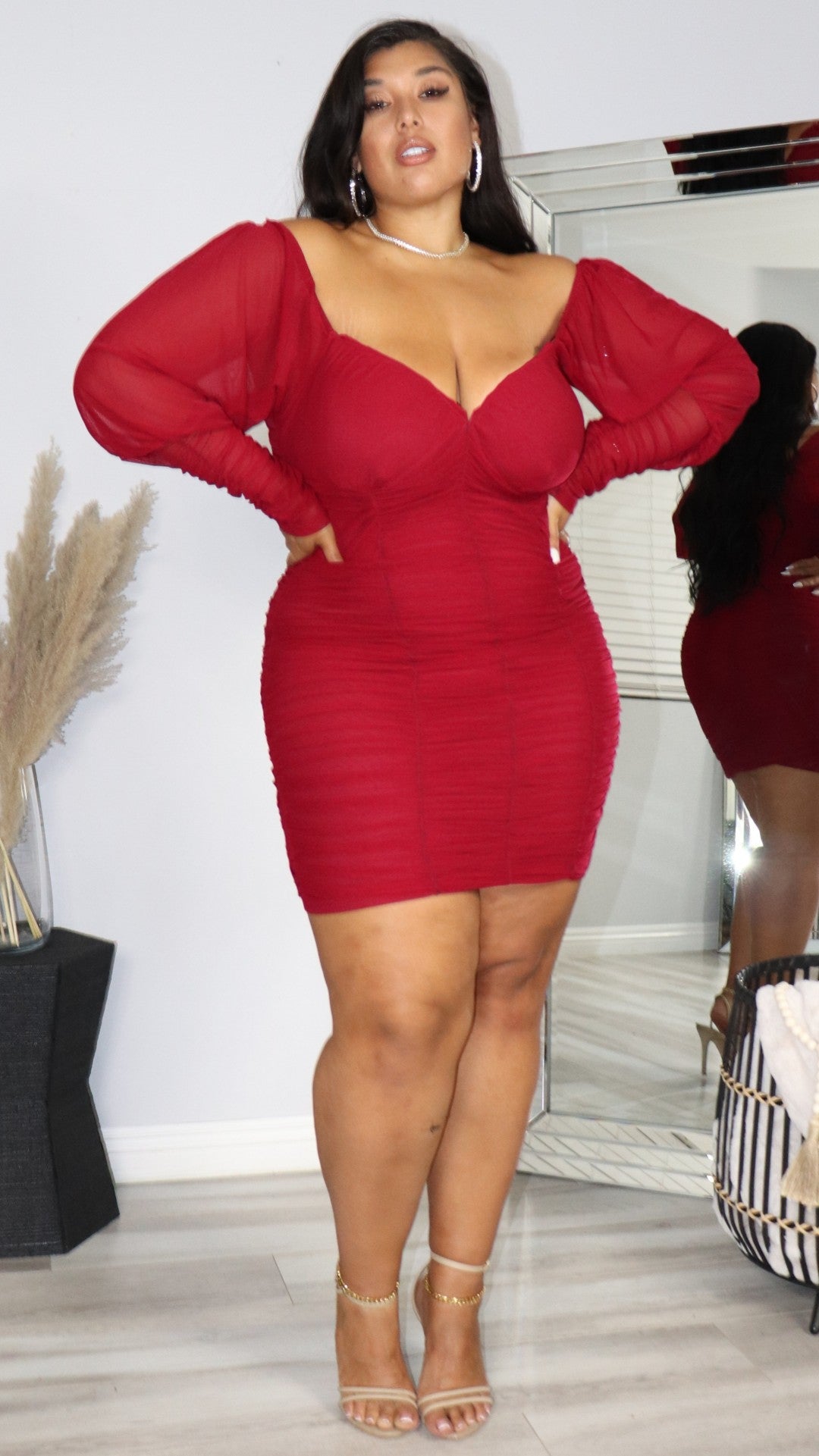 Be My Muse Dress (Ruby Red)